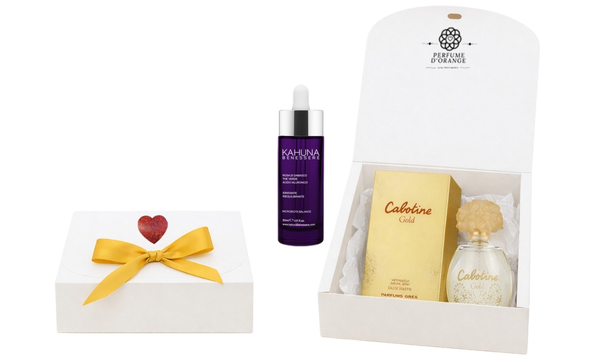 Image 2: Coffret-cadeau parfum et sérum visage