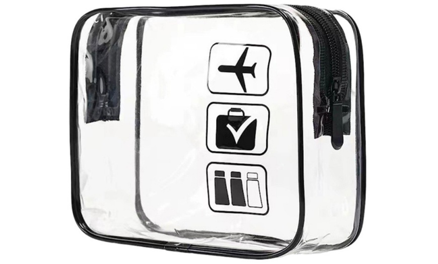 Image 17: Transparent Travel Toiletries Storage Bag 