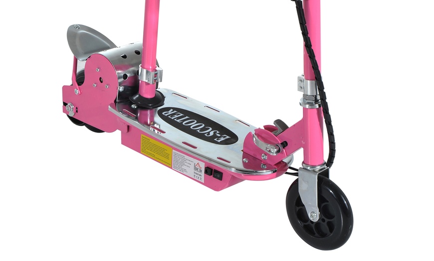 Image 4: HomCom 120W Foldable E-Scooter for Teens