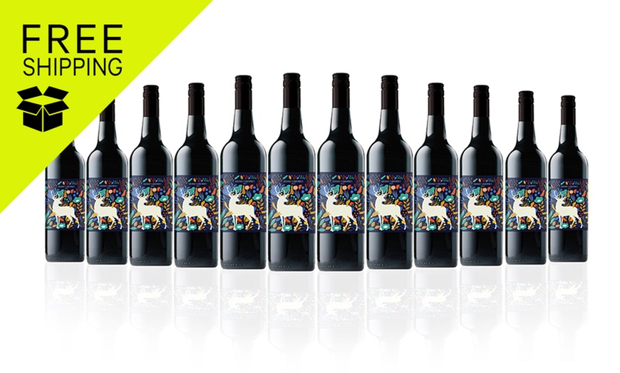 Image 1: White Deer Shiraz Cabernet (12 bottles)