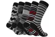 5 Pack - Marino Men's Colorful Patterned Fun Giftable Dress Socks with Gift Box - Second Medium