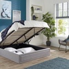 Image 2: Aspire Castleton Quilted Headboard Ottoman Bed