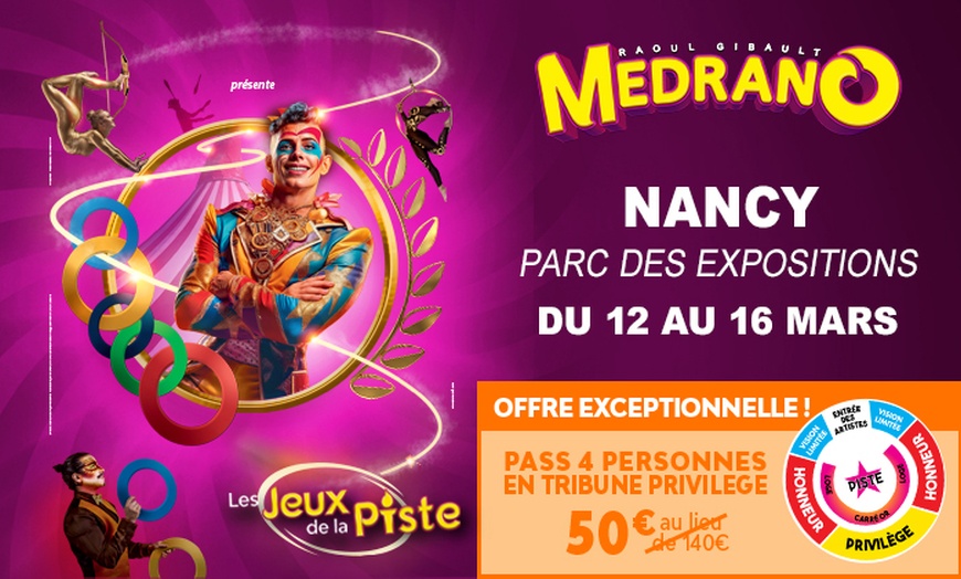 Image 1: « Les Jeux de la Piste » du Grand Cirque Medrano à Nancy