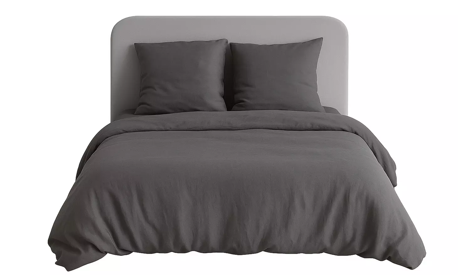 Parure de lit "Uni" micro lavée