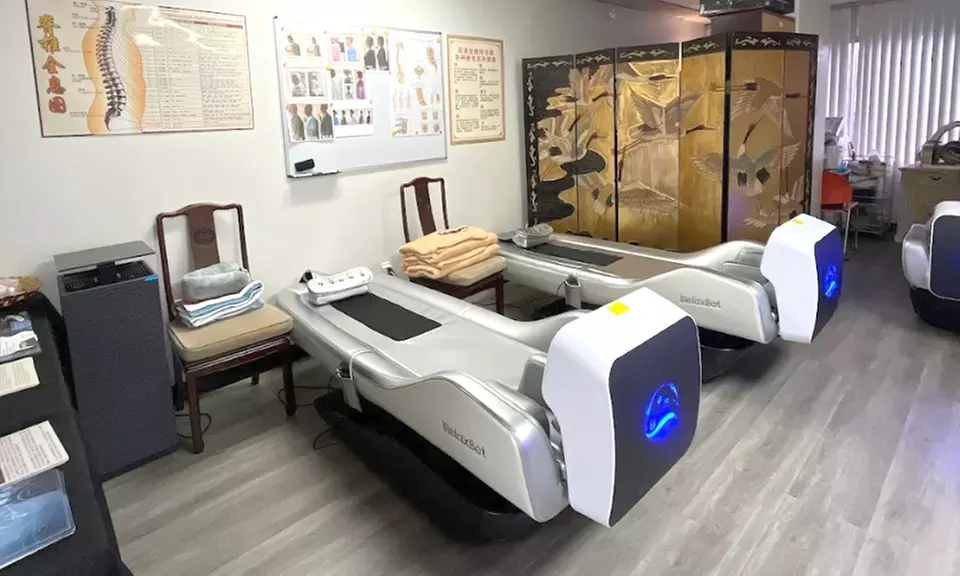 Rejuvenate Your Body with 60 or 90-Minute Shiatsu with IRelax Robot