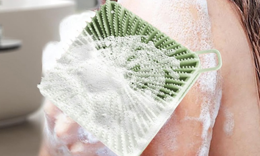 Image 11: 2-in-1 Body Shower Scrubber