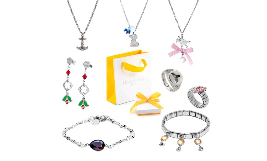 Image 1: Orecchini, collane, portachiavi, bracciali e anelli Nomination