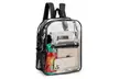 Clear Backpack Duty PVC Transparent Shoulder School Bag - Second Medium