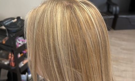Root Revival: Root Touch-Up, Cut & Blow Dry - Four Elements Salon & Spa