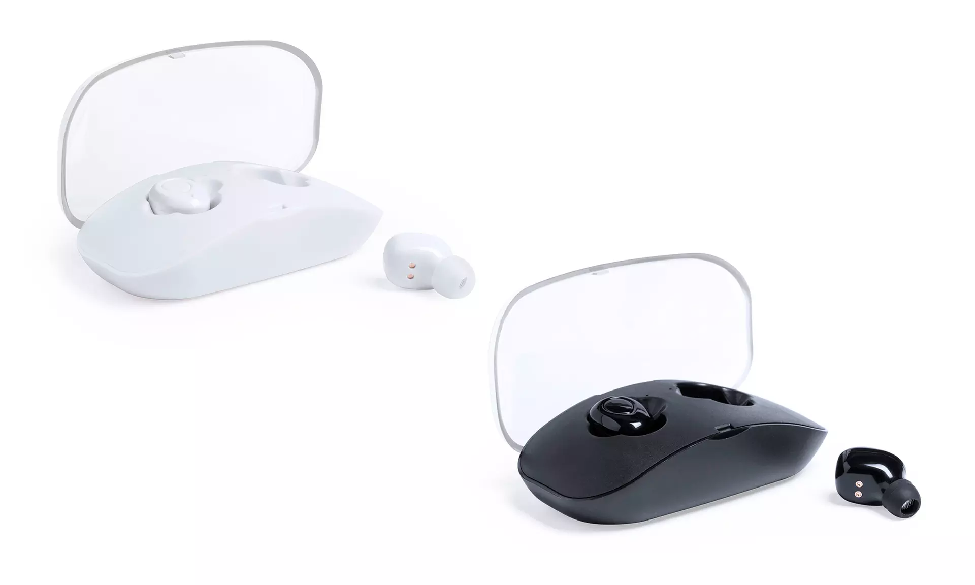 Ecouteurs Bluetooth, sans fil avec microphone intégré et étui de chargement - Primary Image