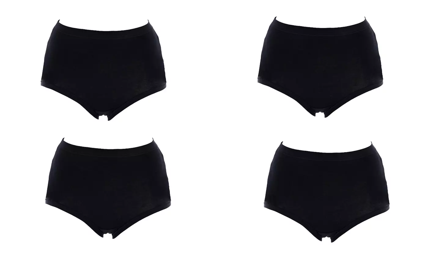 4er- oder 8er-Pack Cotonella Taillen-Slips für Damen