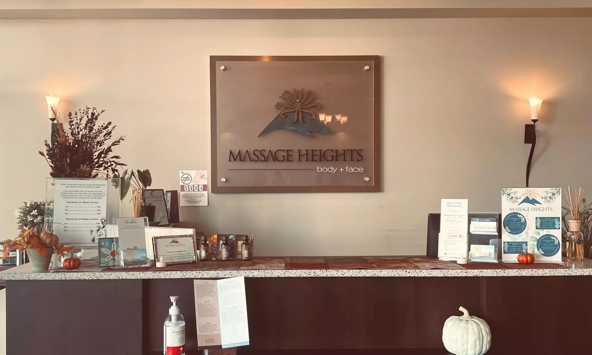 Massages with Choice of Elevation & Packages with Massage + Facial