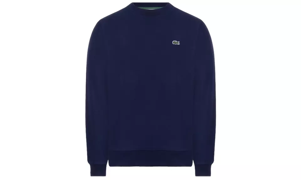 Sudadera Lacoste con logo y cuello redondo