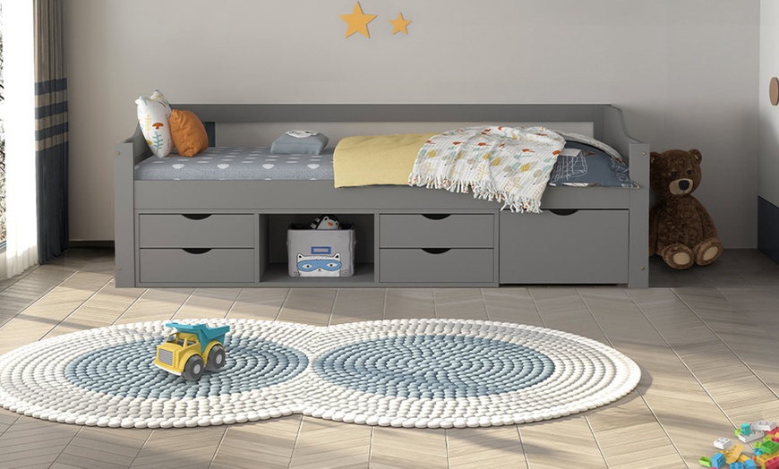 Image 6: Letto per bambini con cassetti e materasso Home Deluxe