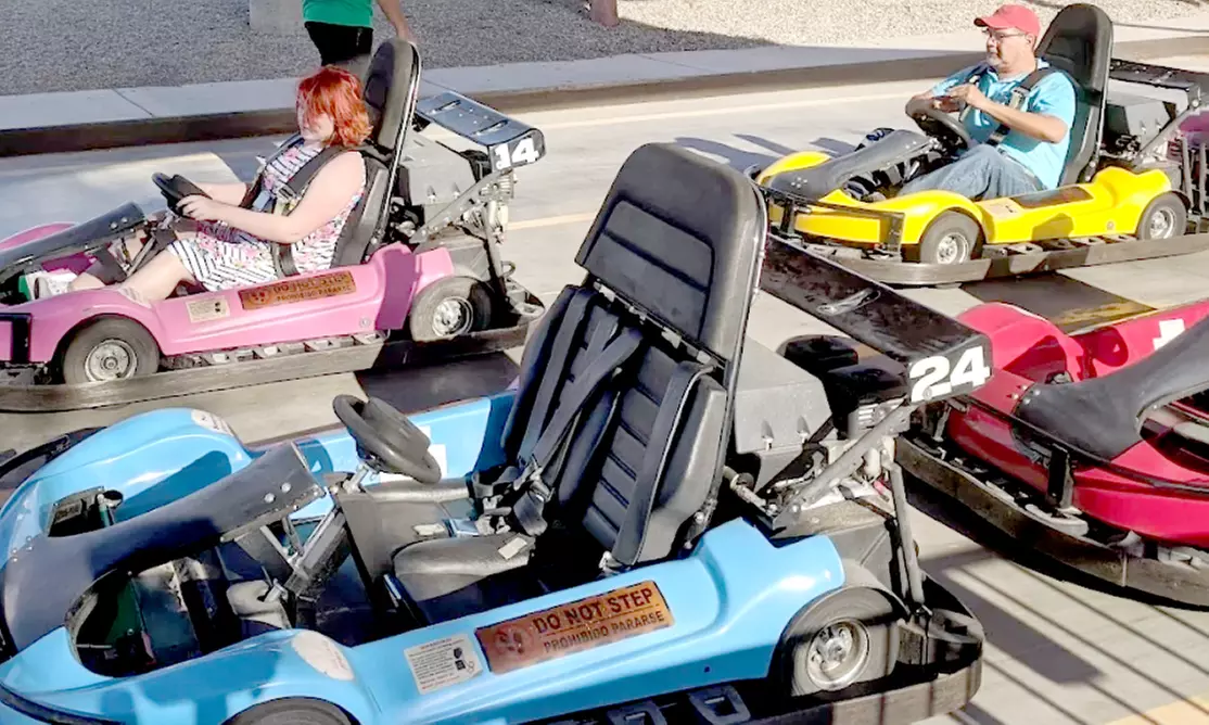 Family Fun with Mini Golf and Go Karts for Two or Four People