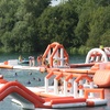Image 1: Aqua Park Entry with Optional Wetsuit Hire for 1, 2, 3, or 4