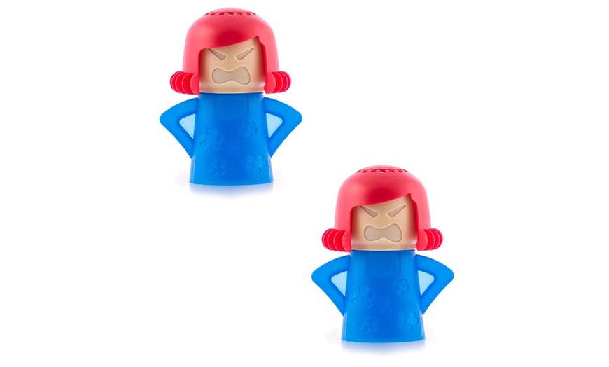 Image 5: Limpiador a vapor para microondas con diseño divertido