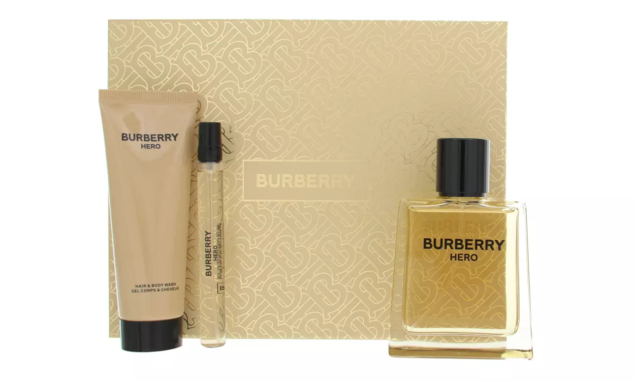 Burberry Hero 3 Piece Gift Set for Men 