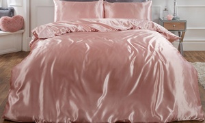 Plain Satin Duvet Set