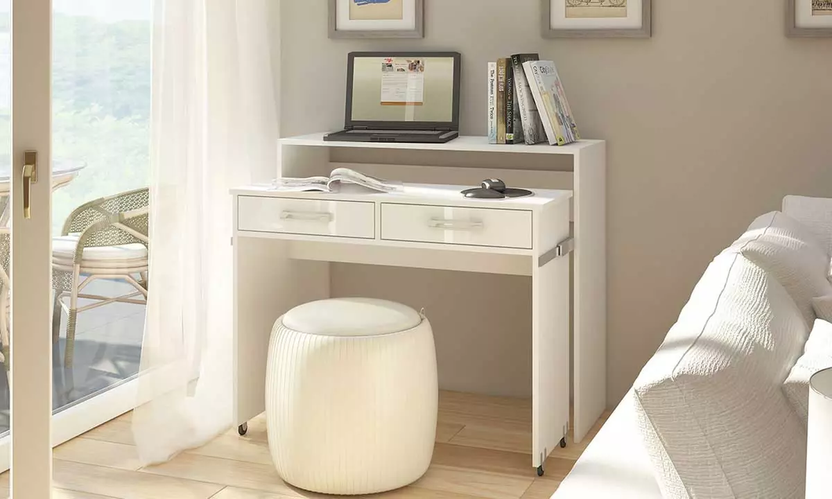 Two-Drawer Extendable Console/Desk With Free Delivery - Primary Image