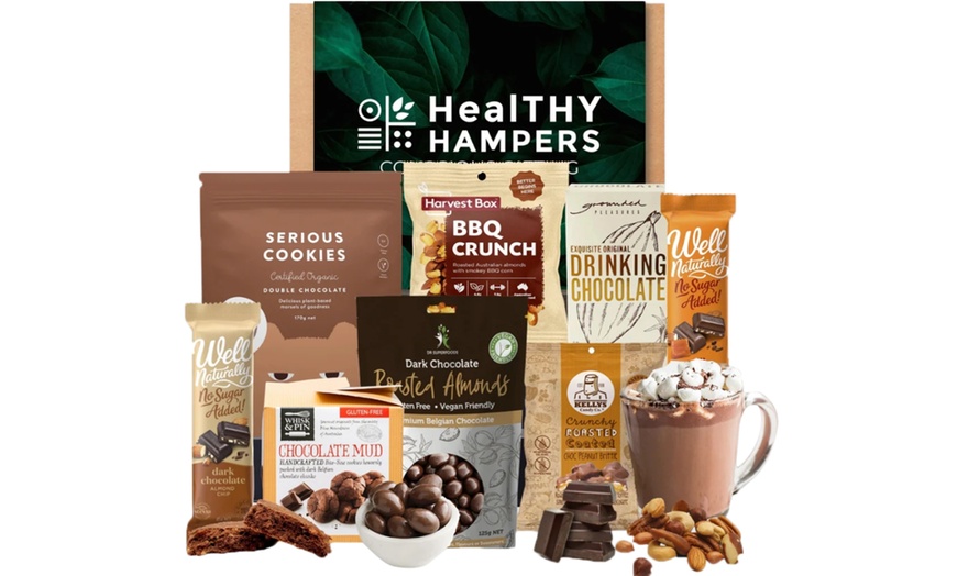 Image 3: Vegan Whiskey, Moet Champagne Vegan, Organic Nibbles Hamper & More