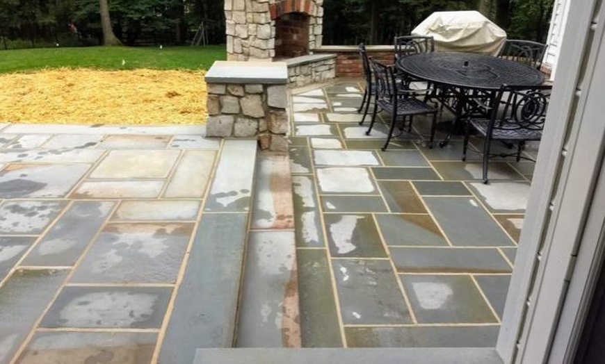 Image 10: Gutter Cleaning, Pressure Washing, Sidewalk/Patio Power Washing & More