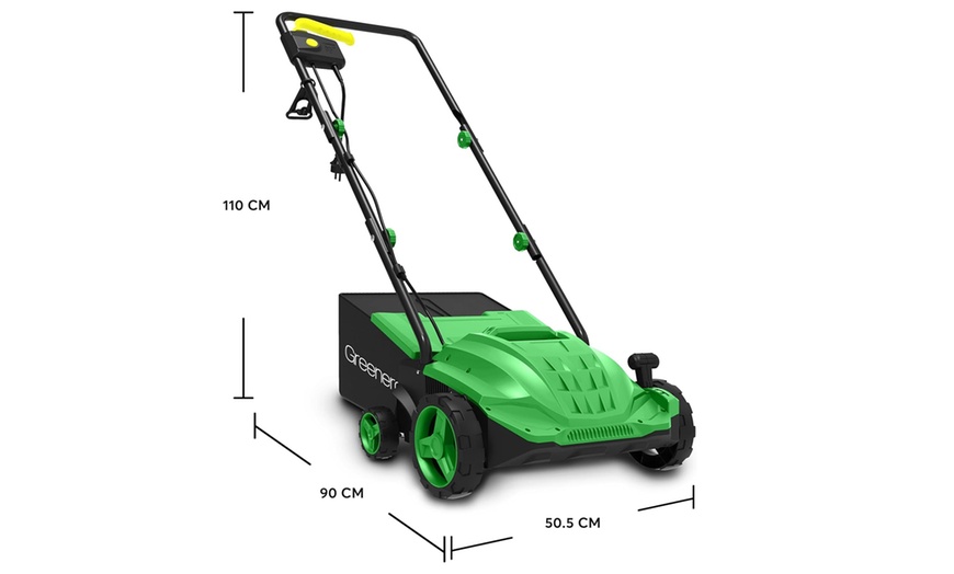 Image 4: 1500W Electric Lawn Scarifier Aerator