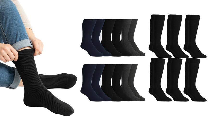 Image 3: Set di 12 calze lunghe e corte da uomo di Kyro