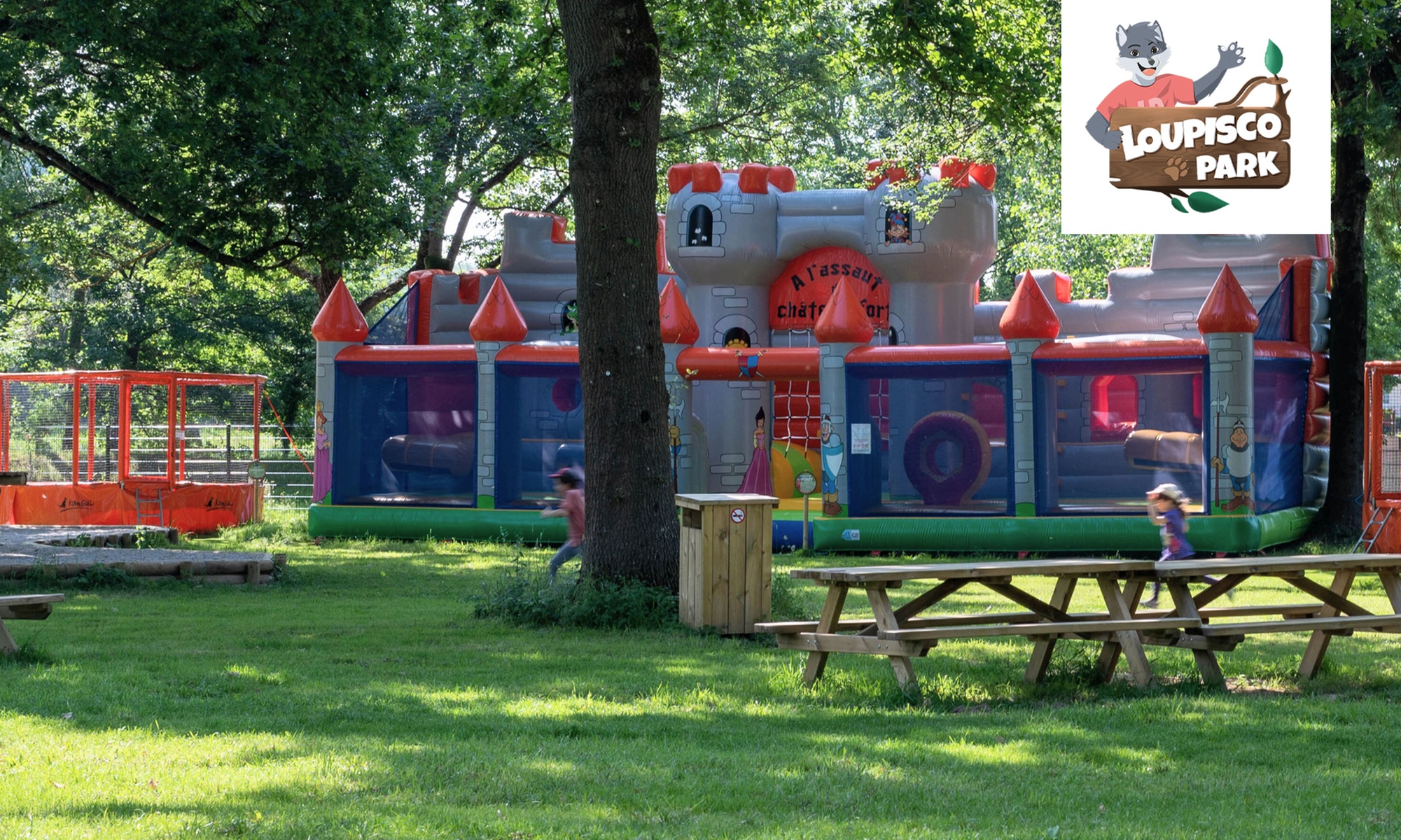 Aventure en plein air : parcours accro-filet & parc ludique nature