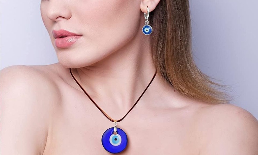 Image 3: Four-Pack Unisex Evil Eye Jewelry 