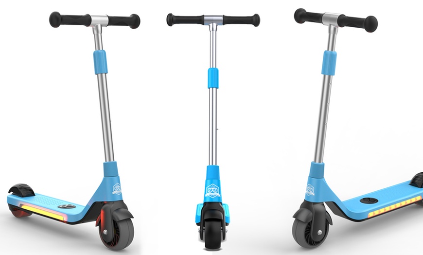 Image 3: Kinder-Elektroroller mit LED-Beleuchtung und verstellbarer Höhe