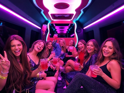 Nightclub Party Bus Crawl for One - Vegas Nightout