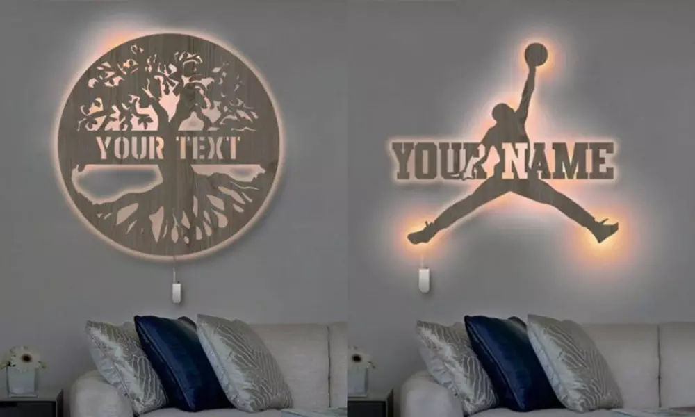 Custom Custom Name Wall Lamp