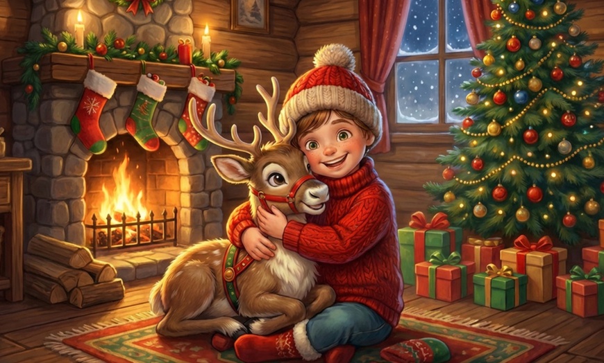 Image 1: Personalizowane prezenty dla dzieci: adopcja renifera i więcej