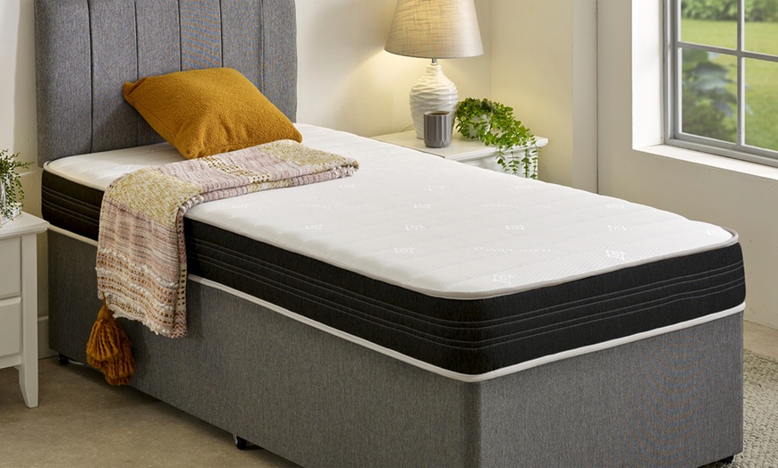 Image 1: Zela Hybrid Sprung Mattress with Memory Foam Comfort Layer