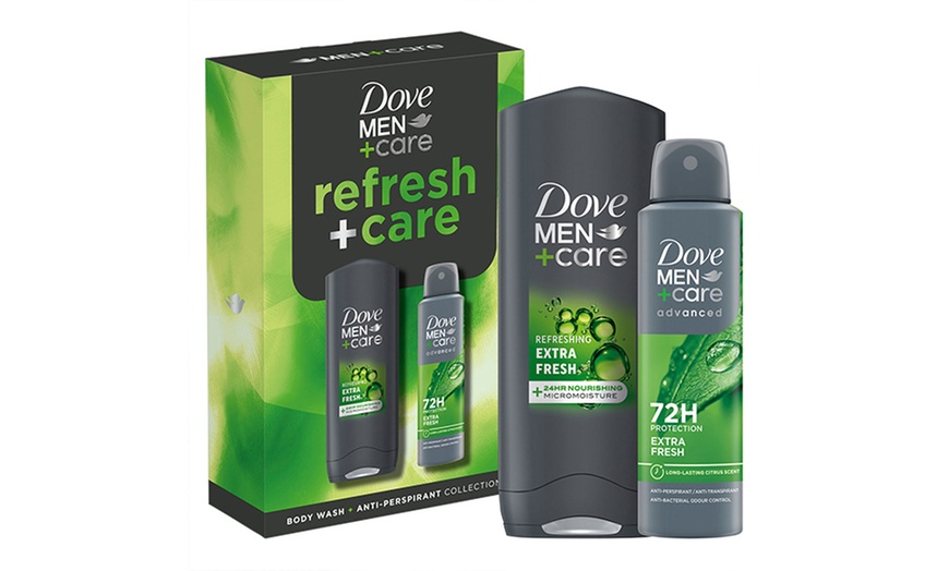 Image 2: One, Two, Three or Four Dove Men+Care Refresh+Care Duo Gift Set