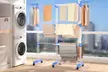 Black or Blue Four-Tier Foldable Laundry Dryer Rack Indoor or Outdoor - Second Medium