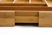 Small or Large Expandable Bamboo Cutlery Tray - Second Medium