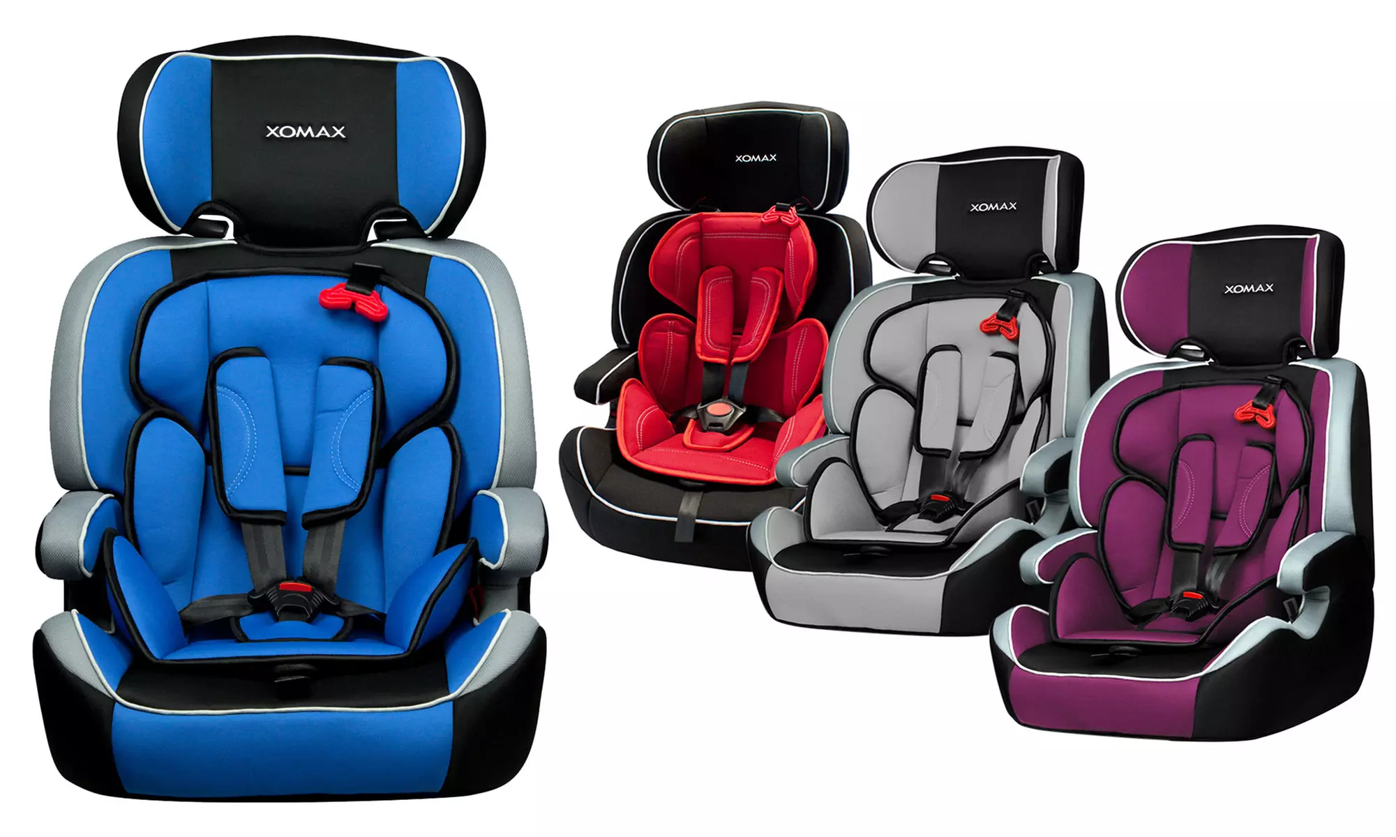 Auto-Kindersitz mit gepolsterten Schultergurten in der Farbe nach Wahl - Primary Image