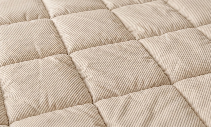 Image 18: Trapunta invernale matrimoniale in velluto