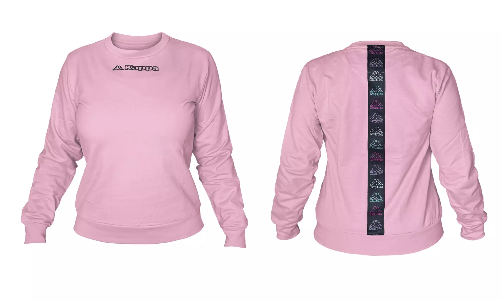 Felpa da donna Kappa in cotone felpato