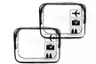 Two, Four or Six Pieces of TSA Approved Clear Travel Makeup Storage Bags - Second Medium