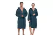 Unisex Hooded Bathrobe in Soft Microfiber - Image 5