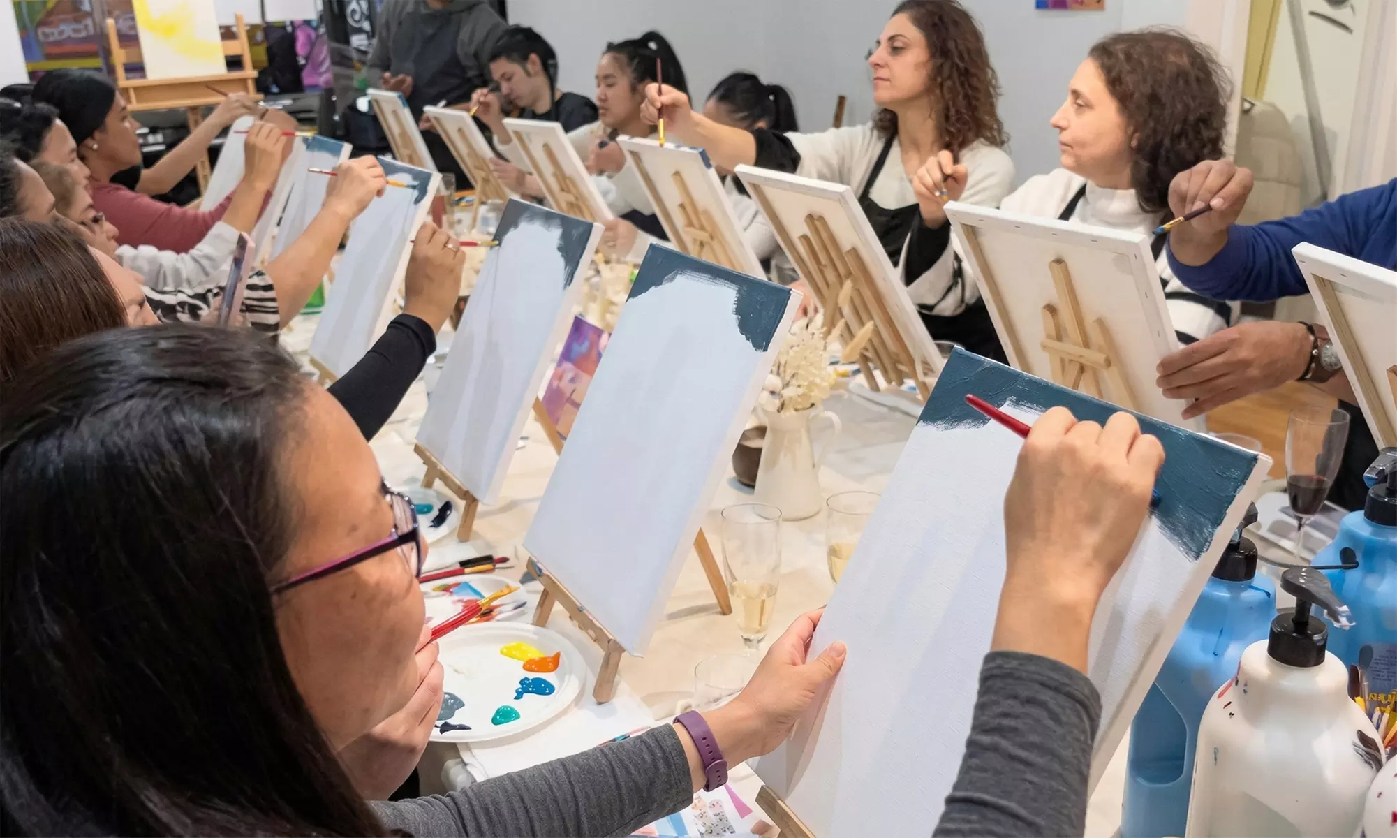 Paint & Sip Sydney - Creative Experiences @ DIY Art Studios