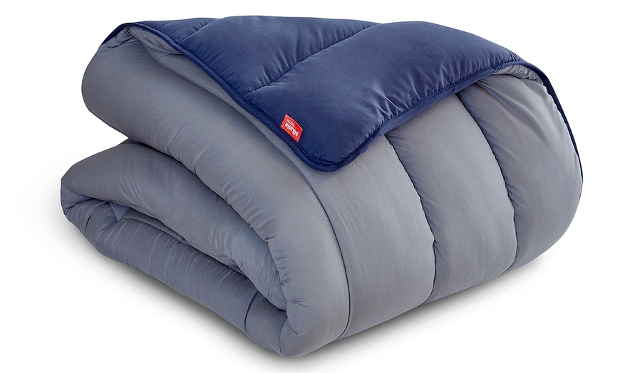 Image 4: Edredón nórdico de fibra bicolor de Pikolin Home