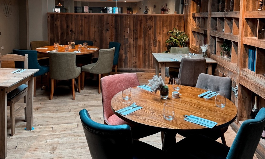 Image 3: Delight w/ 2 Course Meal Set Menu w/ Glass of House Wine for 2, 3 or 4