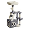 Image 12: 53cm/107cm Cat Tree Tower Indoor Cat Bed with Scratching Post