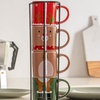 Image 6: Set di 4 tazzine da caffè in stile natalizio