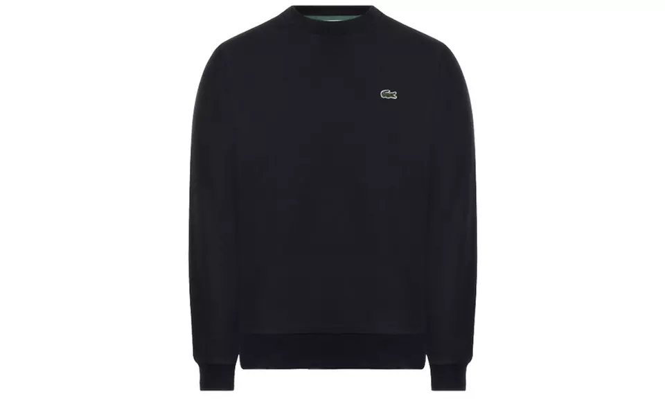 Sudadera Lacoste con logo y cuello redondo