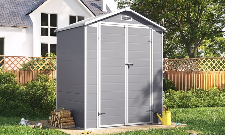 Image 14: Outdoor Garden PP Plastic Storage Shed